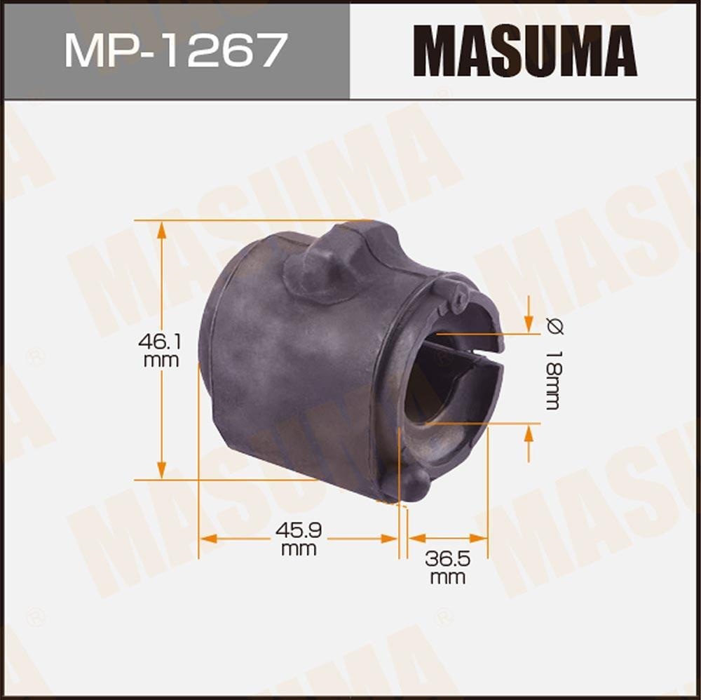 MASUMA MP1267 Втулка стабилизатора пер. FORD FIESTA, FUSION 02-