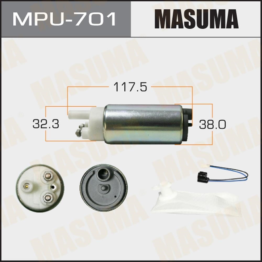 MASUMA MPU701 Насос топливный HYUNDAI EQUUS 09-16, GRANDEUR (IV) 05-10, IX55 07-13
