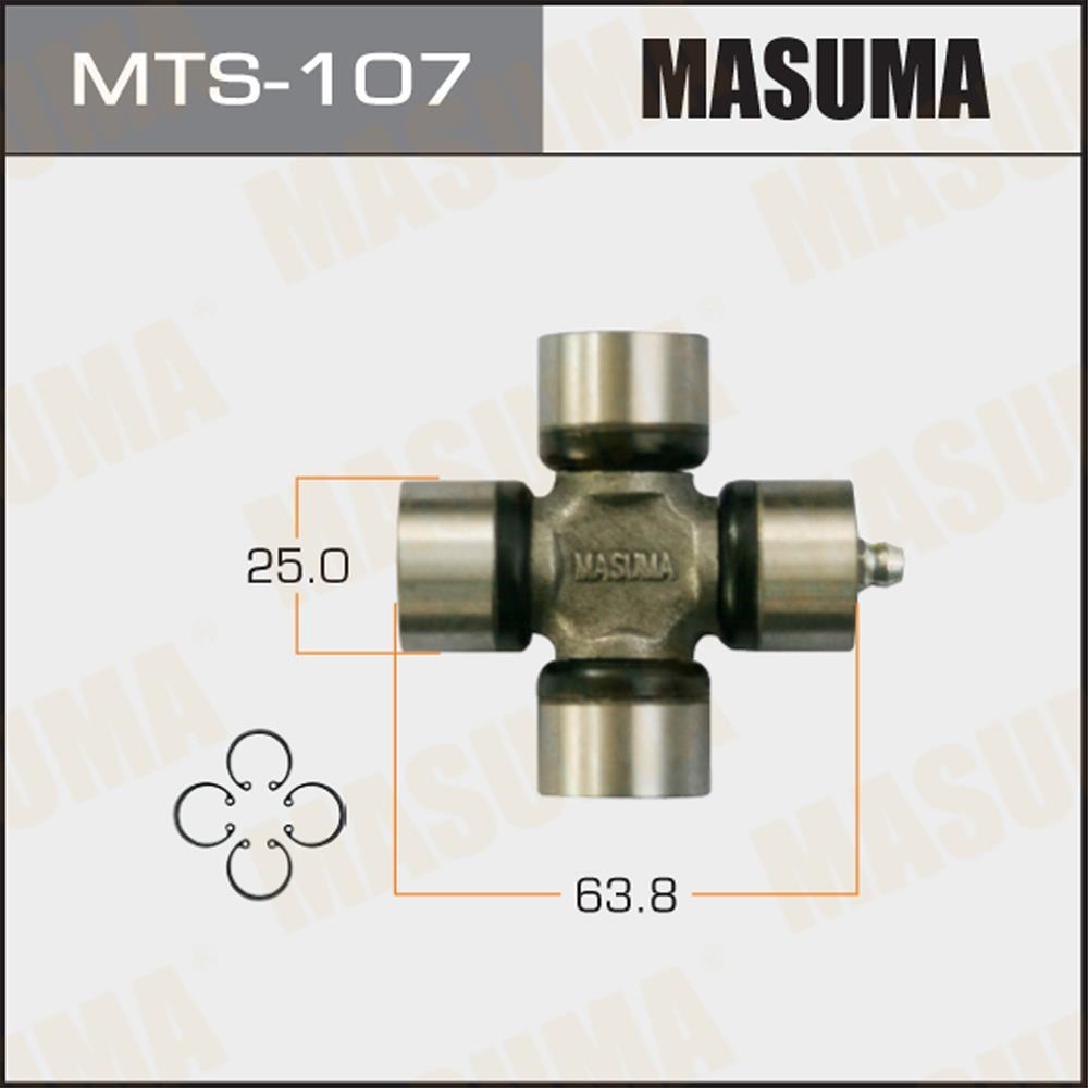 MASUMA MTS107 Крестовина карданного вала 25X63.8 SUZUKI JIMNY, ESCUDO 1988-