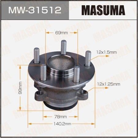 MASUMA MW31512 Ступичный узел rear
