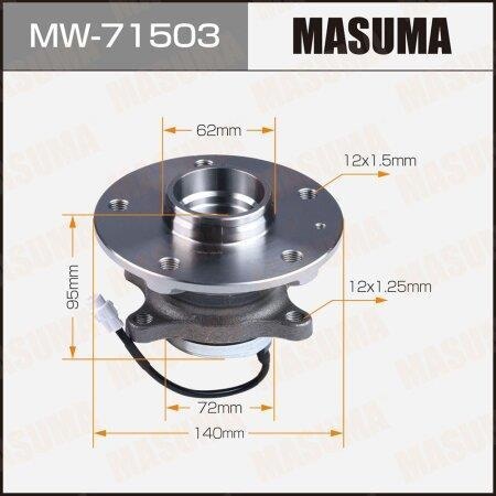 MASUMA MW71503 Ступичный узел rear