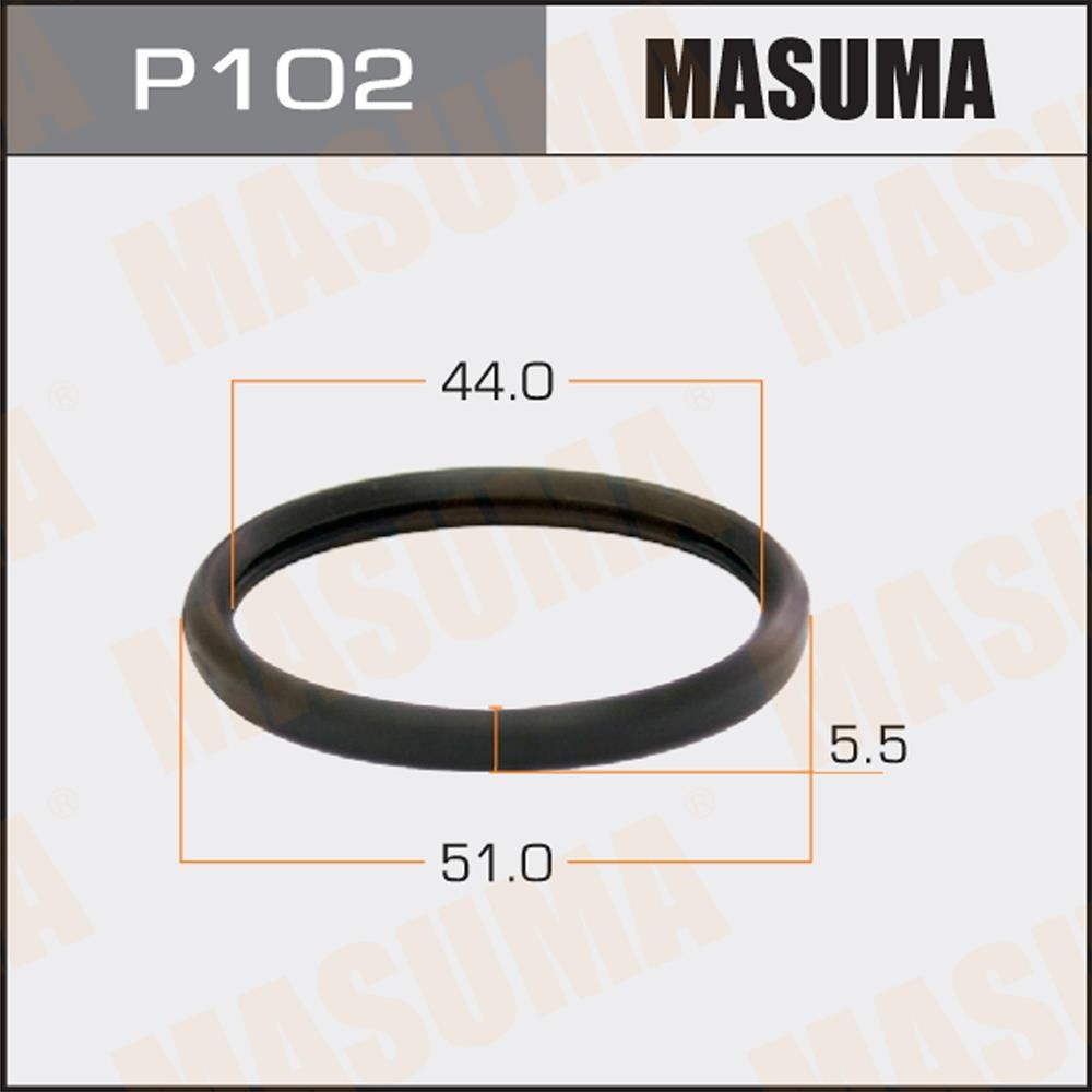 MASUMA P102 Прокладка термостата TOYOTA COROLLA (E7-E11) 1.3-1.8, 1.8-2.0D 83-01, CARINA E 1.6-2.0, 2.0D 93-97,