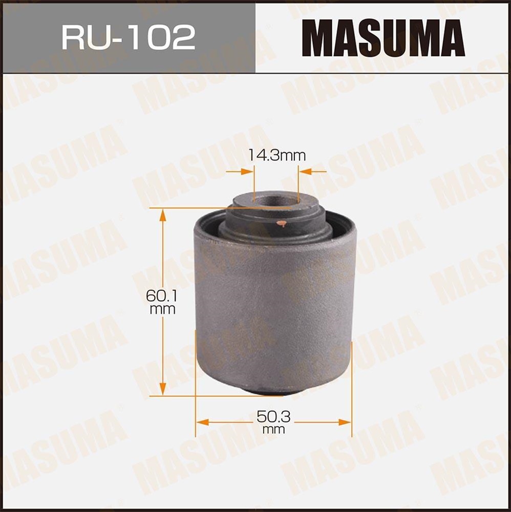 MASUMA RU102 Сайлентблок задн. нижней продольной тяги пер.