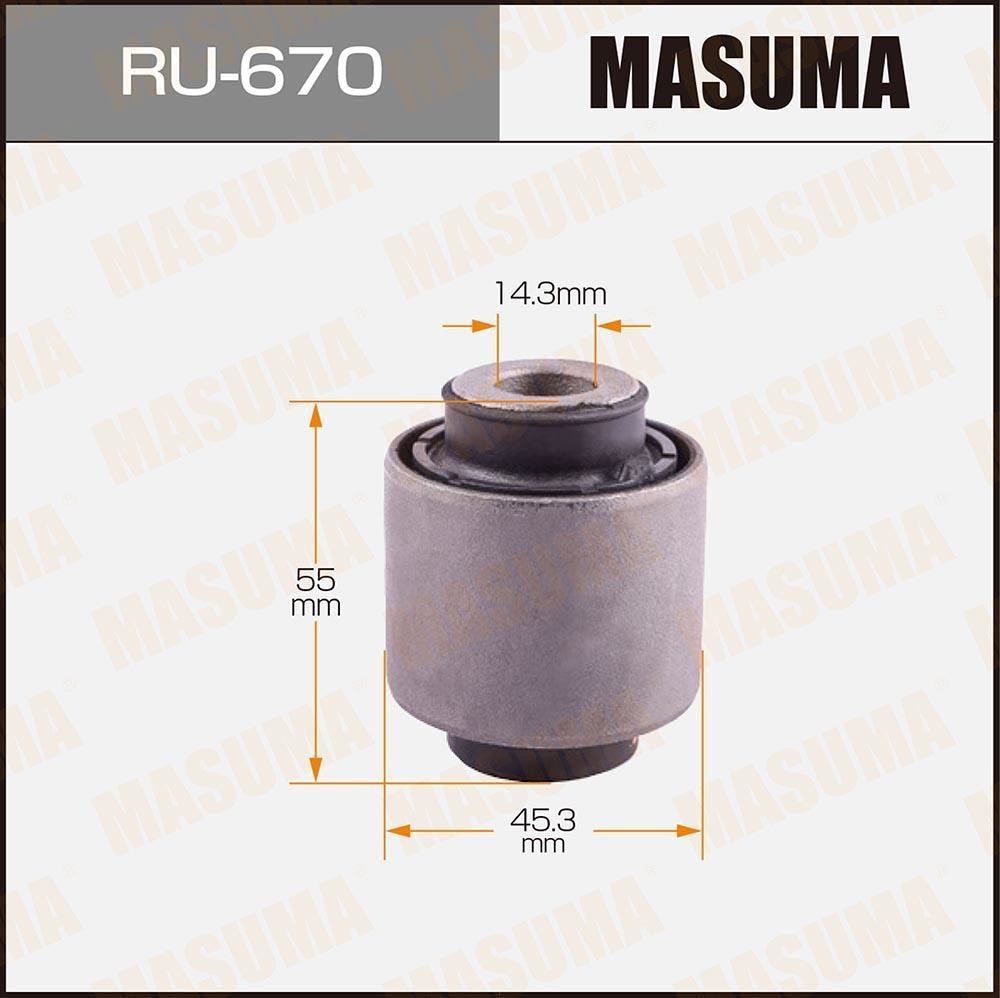 MASUMA RU670 Сайлентблок задн. подв. задн. нижн. рычага внутр.