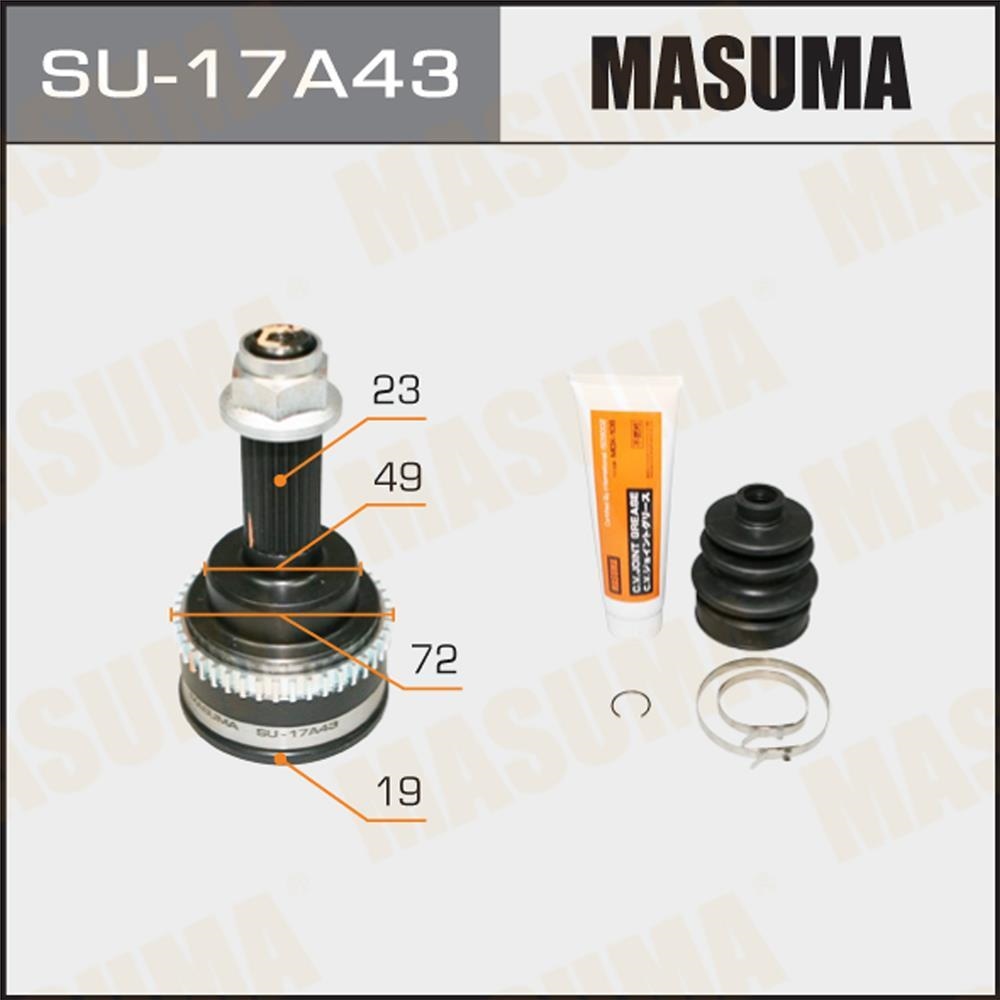 MASUMA SU17A43 ШРУС наруж. ком/кт