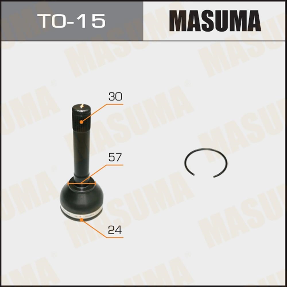 MASUMA TO15 ШРУС наруж.ком/кт пыльник не требуется
