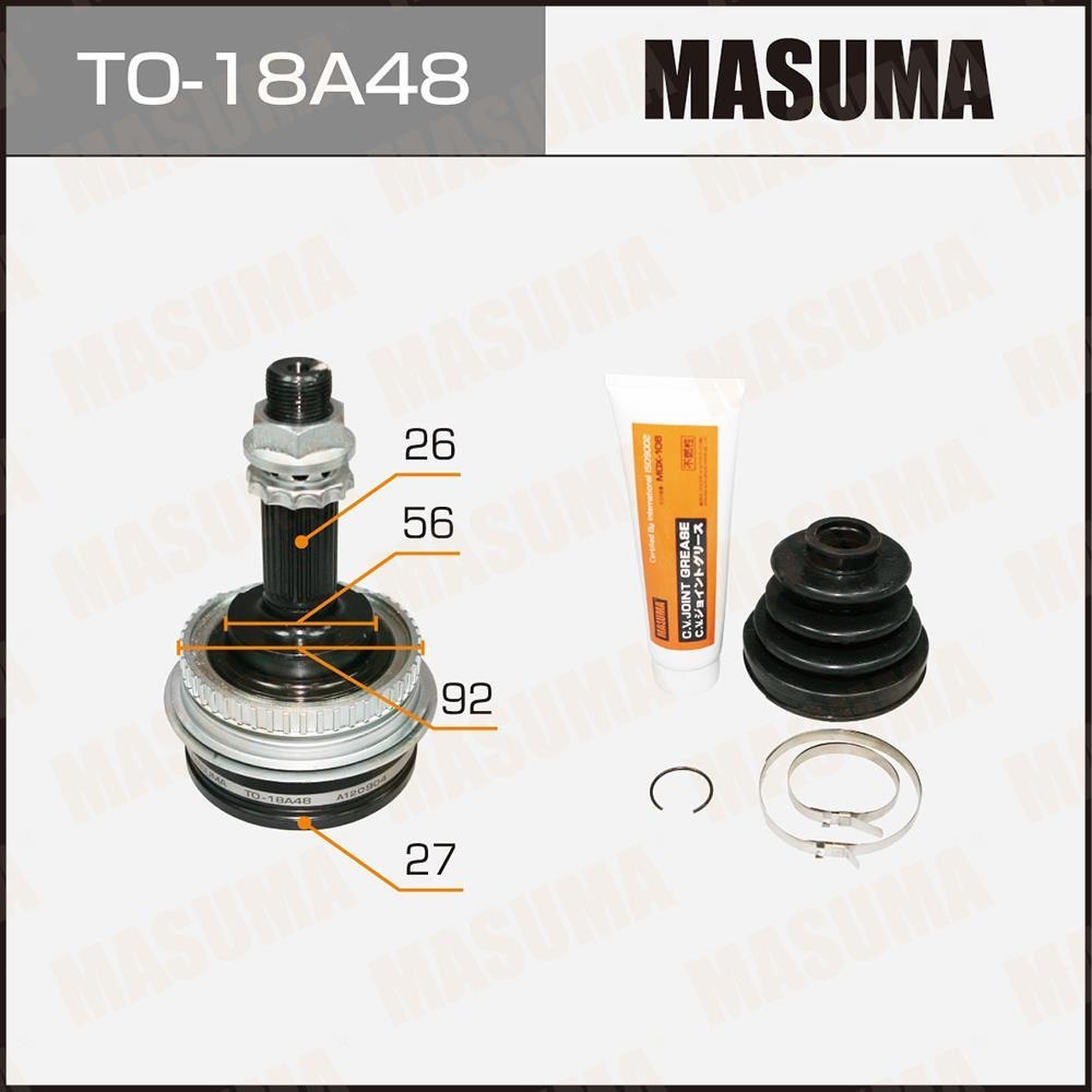 MASUMA TO18A48 ШРУС наруж 227x56x26х48 (16)