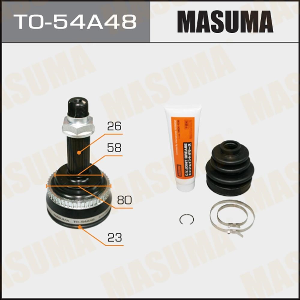 MASUMA TO54A48 Шрус наруж. 23x58x26х48