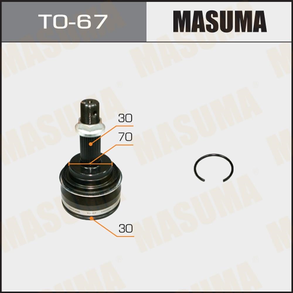 MASUMA TO67 Шрус наруж. 30x70x30