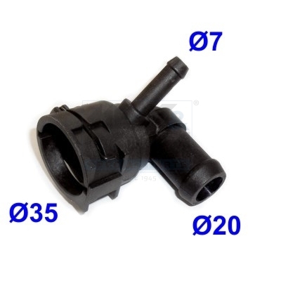 MEATDORIA 93500 Фланец системы охлаждения VAG 1.4TSI 05-