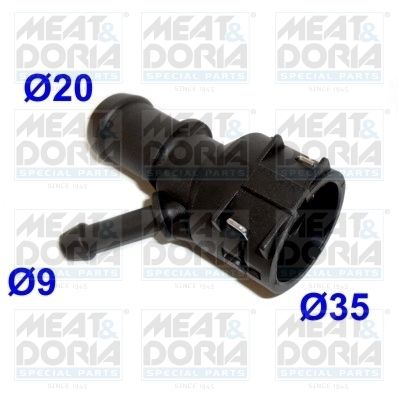 MEATDORIA 93501 Фланец системы охлаждения VAG