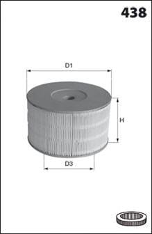 MECA-FILTER EL9175 Фильтр воздушный