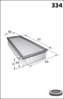 MECA-FILTER ELP9412 Фильтр воздушный