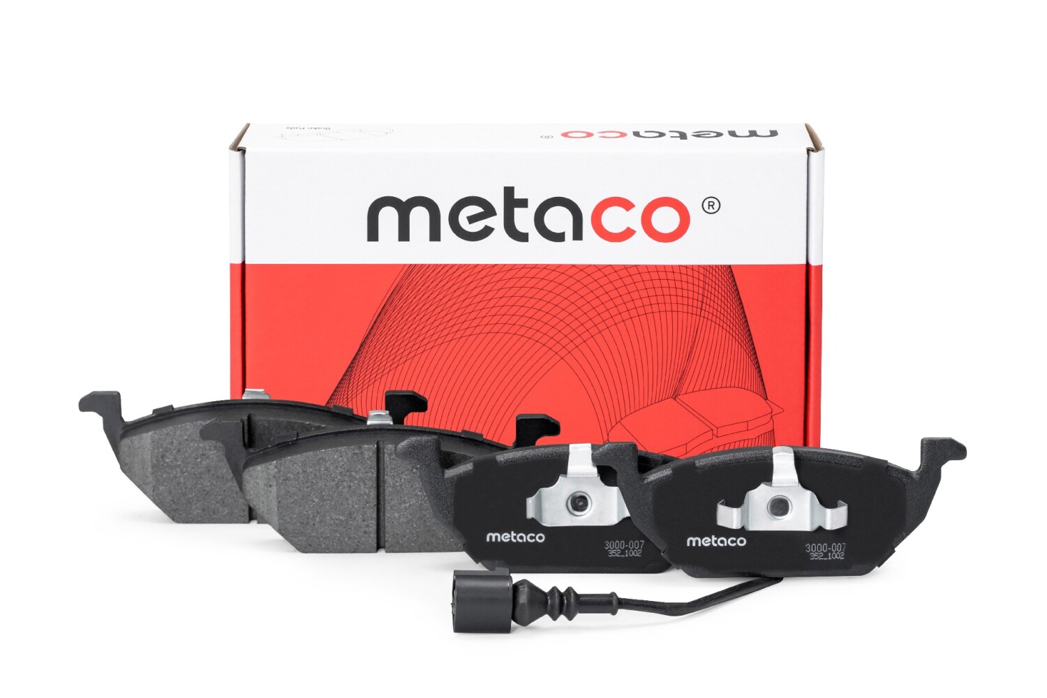 METACO 3000007 Колодки тормозные дисковые | перед |