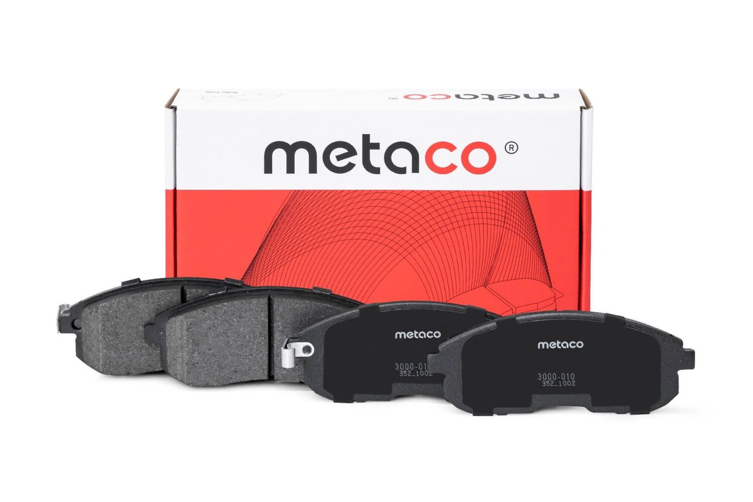 METACO 3000010 Колодки тормозные дисковые | перед |
