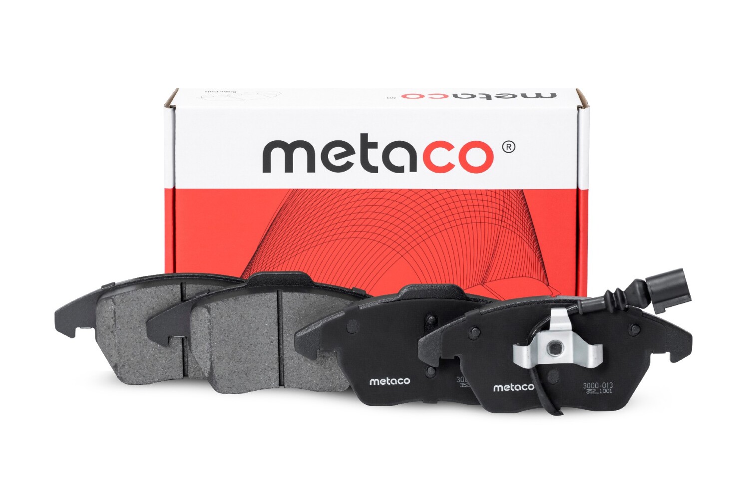 METACO 3000013 Колодки тормозные дисковые | перед |