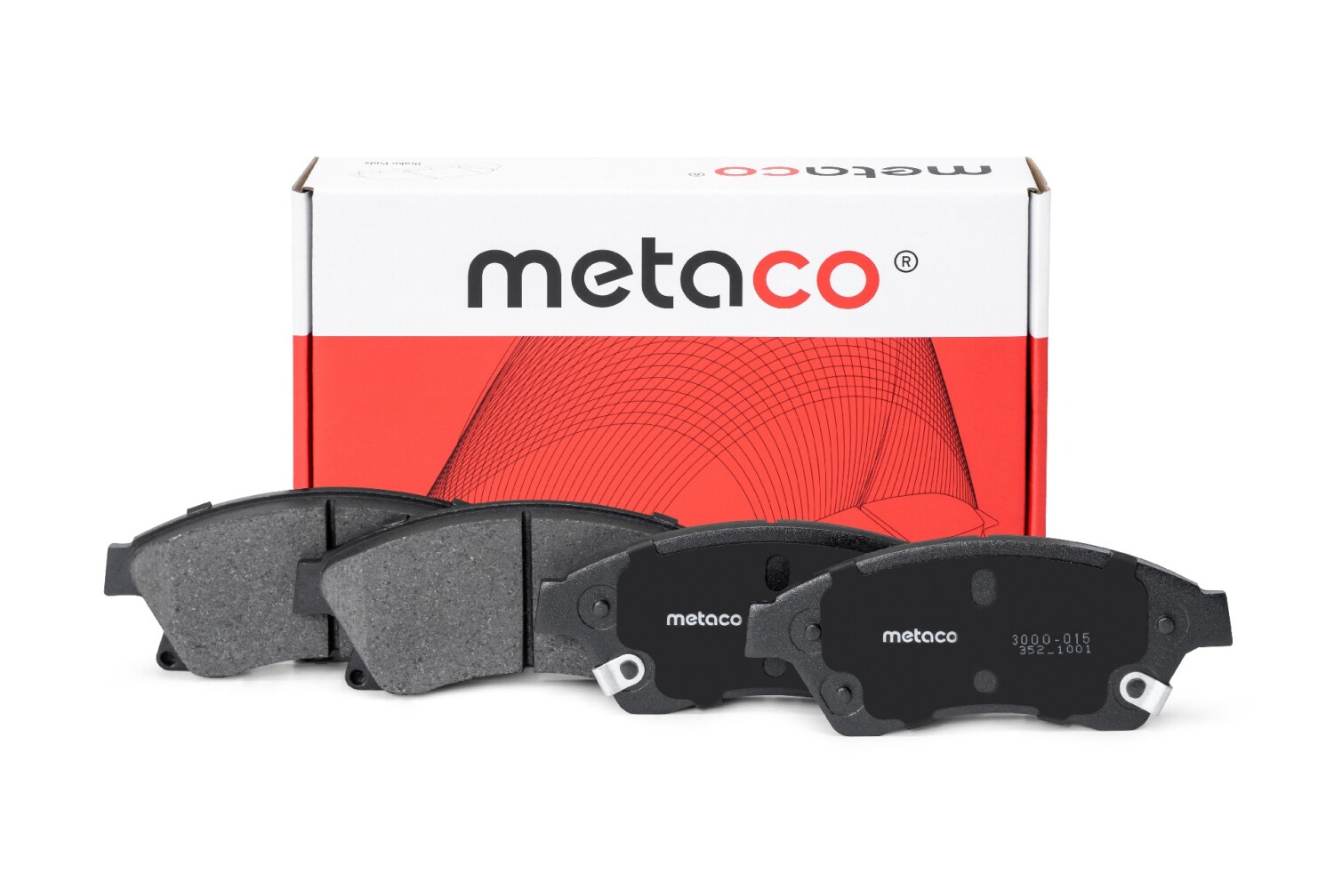 METACO 3000015 Колодки тормозные дисковые | перед |