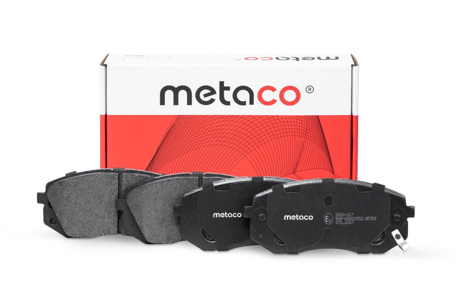 METACO 3000017 Колодки тормозные дисковые | перед |