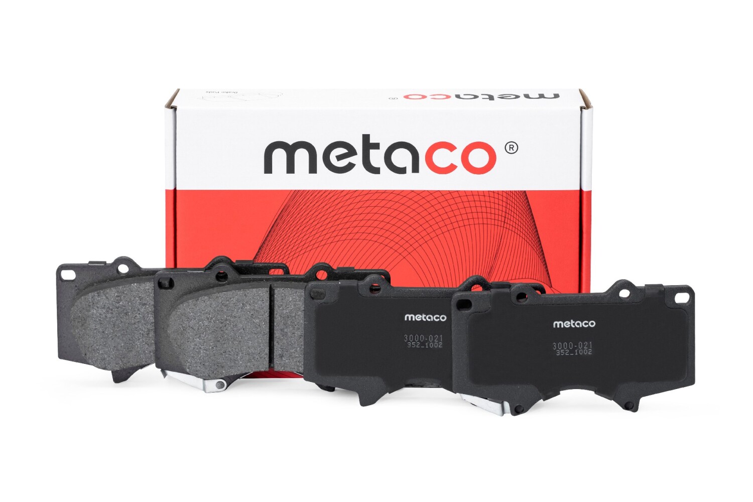 METACO 3000021 Колодки тормозные дисковые | перед |