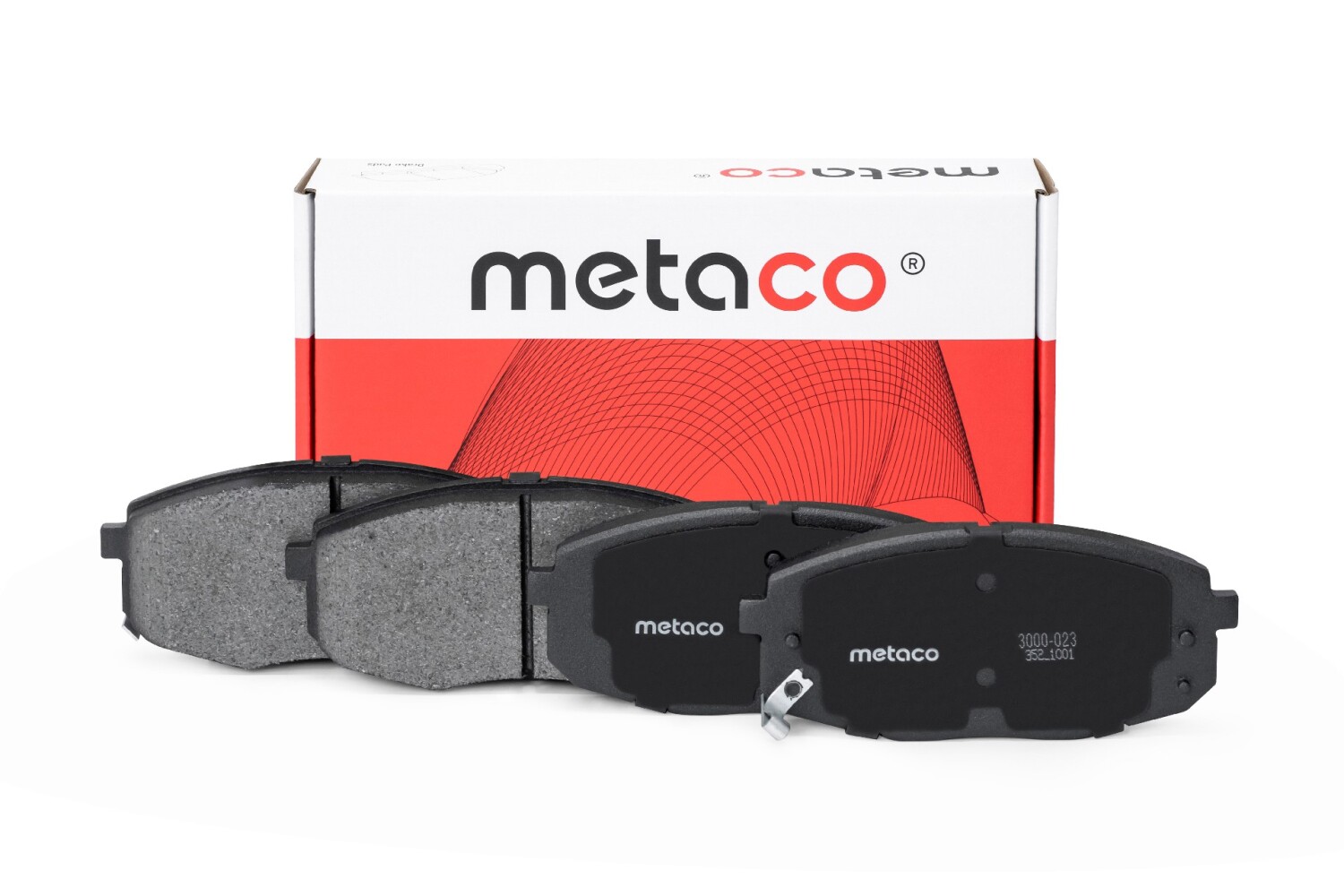 METACO 3000023 Колодки тормозные дисковые | перед |