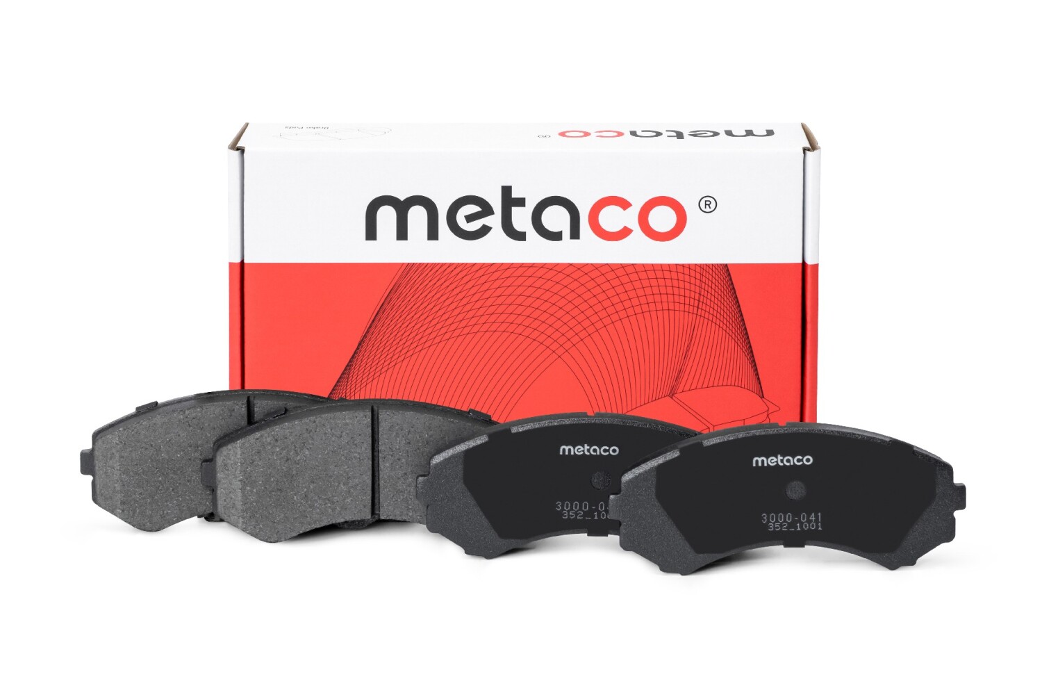 METACO 3000041 Колодки тормозные дисковые | перед |