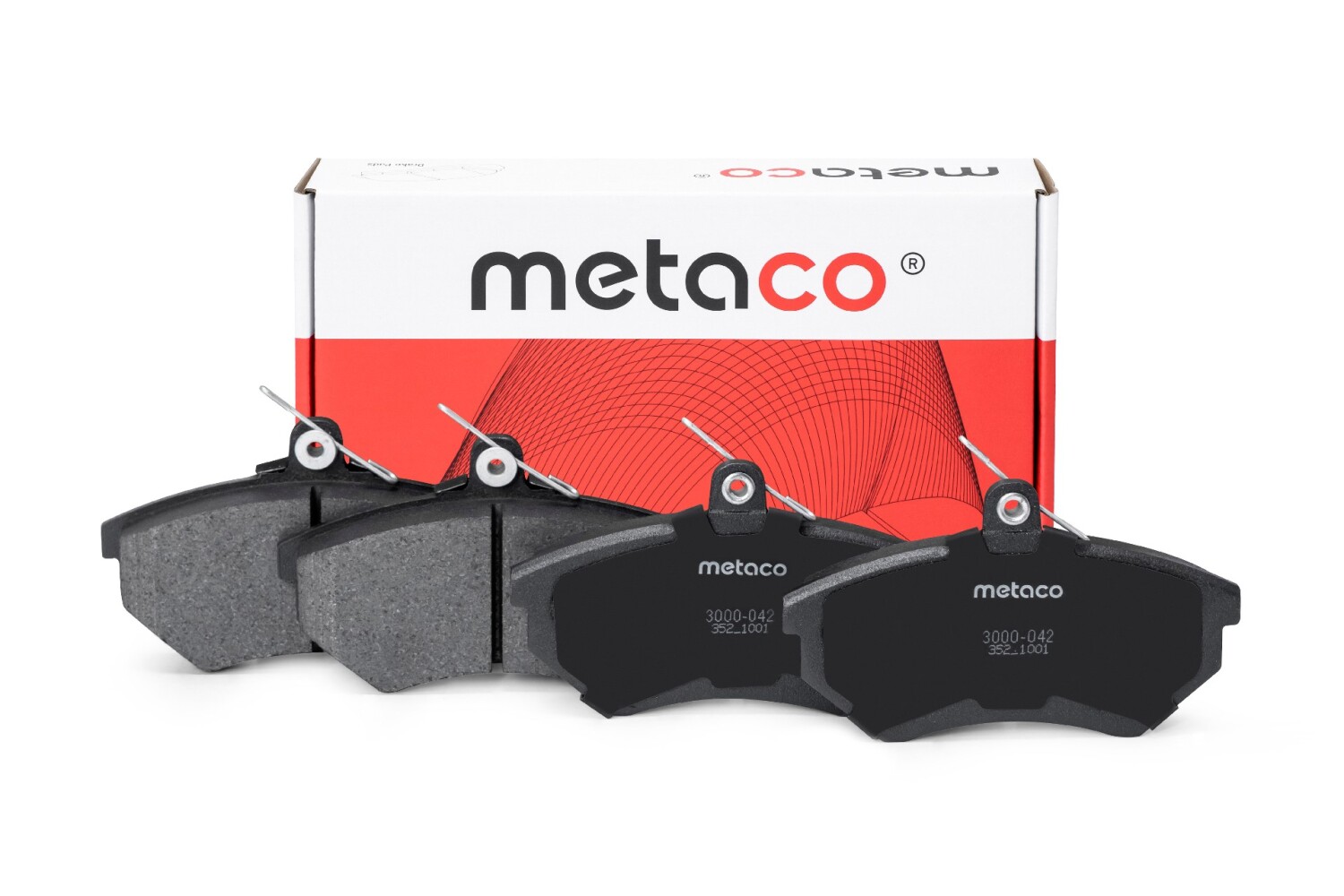 METACO 3000042 Колодки тормозные дисковые | перед |
