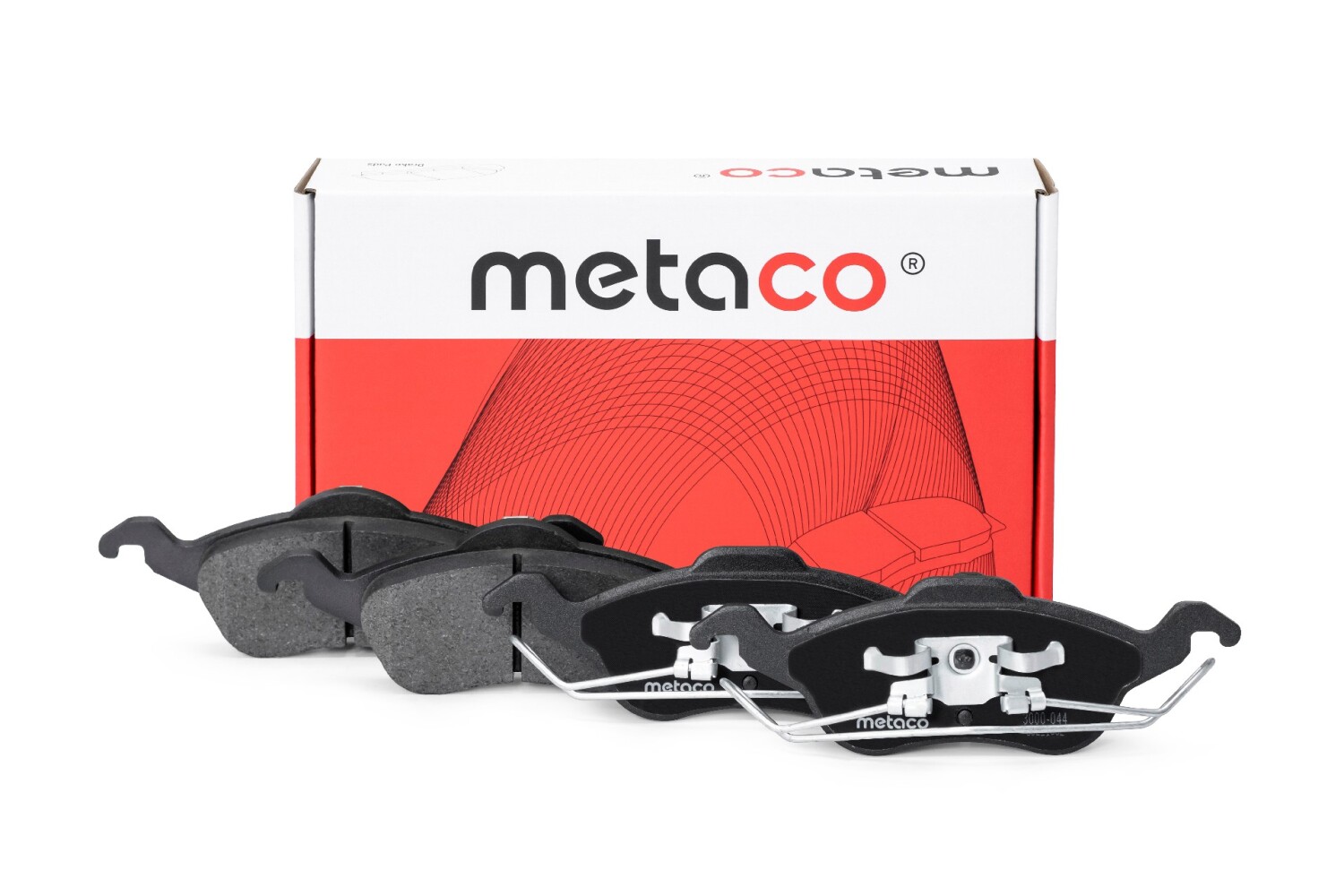 METACO 3000044 Колодки тормозные дисковые | перед |