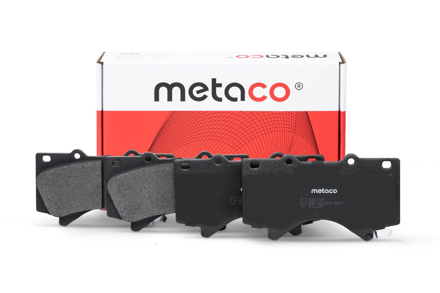 METACO 3000049 Колодки тормозные дисковые | перед |