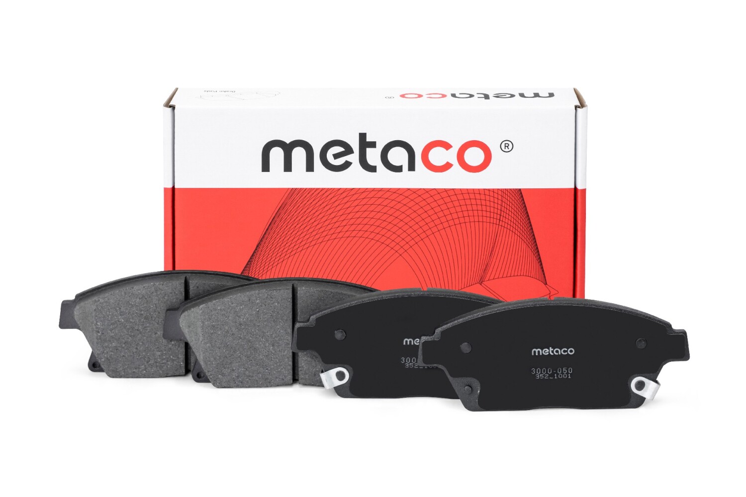 METACO 3000050 Колодки тормозные дисковые | перед |