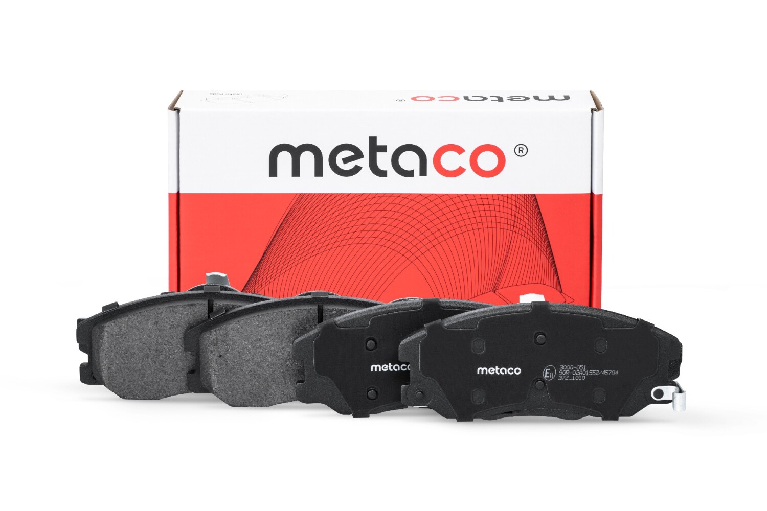 METACO 3000051 Колодки тормозные дисковые | перед |