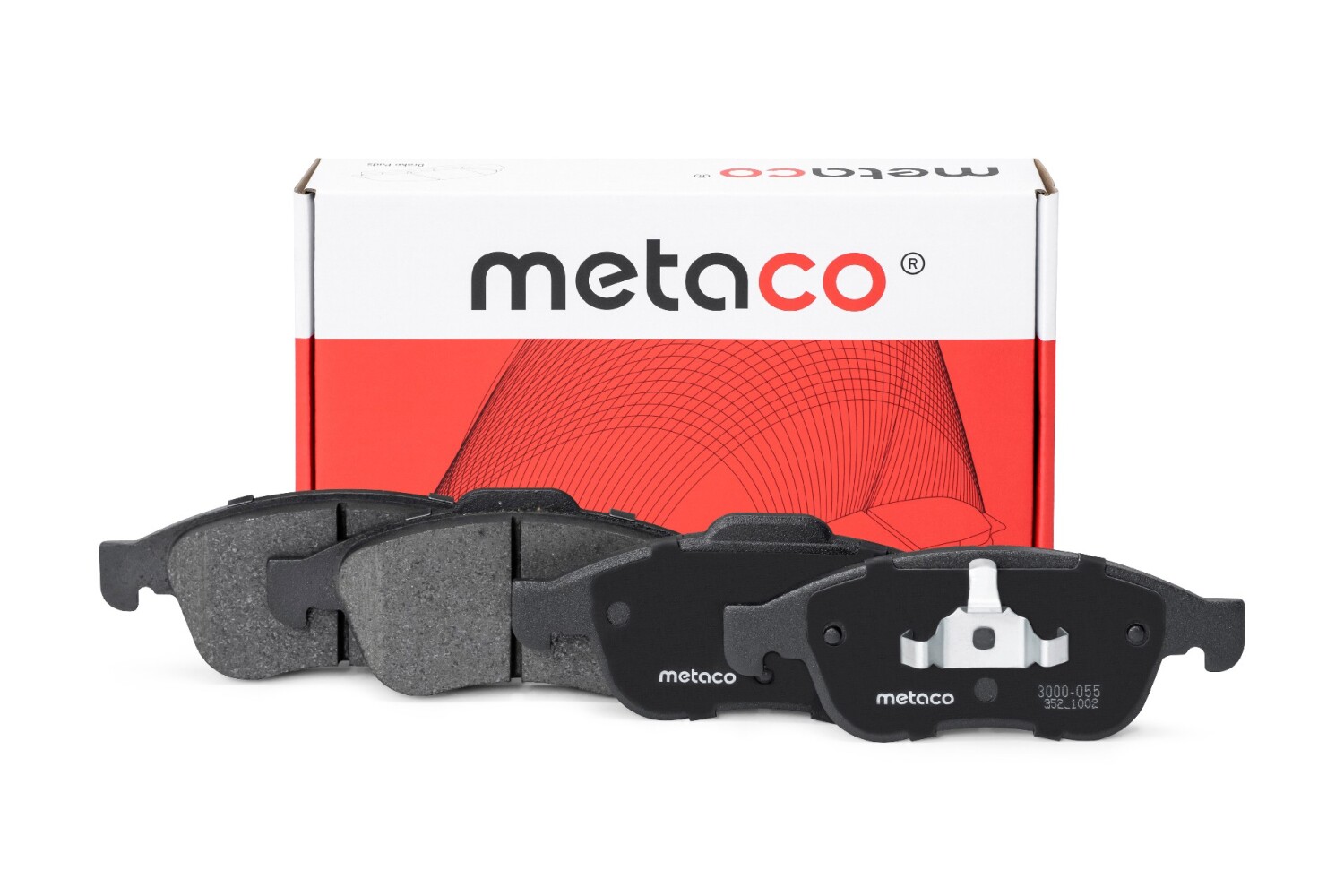 METACO 3000055 Колодки тормозные дисковые | перед |