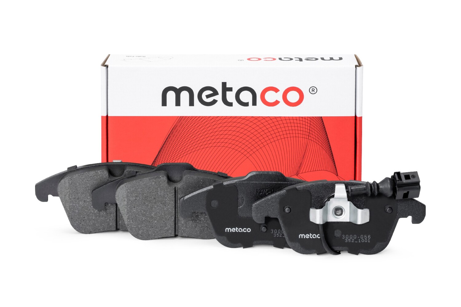 METACO 3000056 Колодки тормозные дисковые | перед |