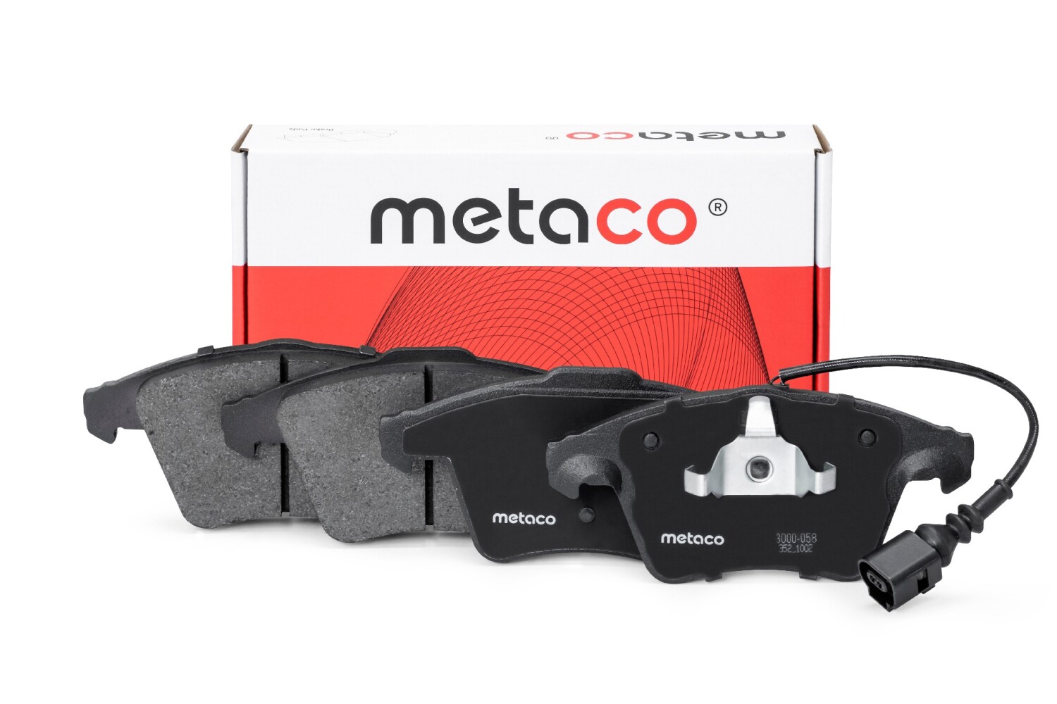 METACO 3000058 Колодки тормозные дисковые | перед |