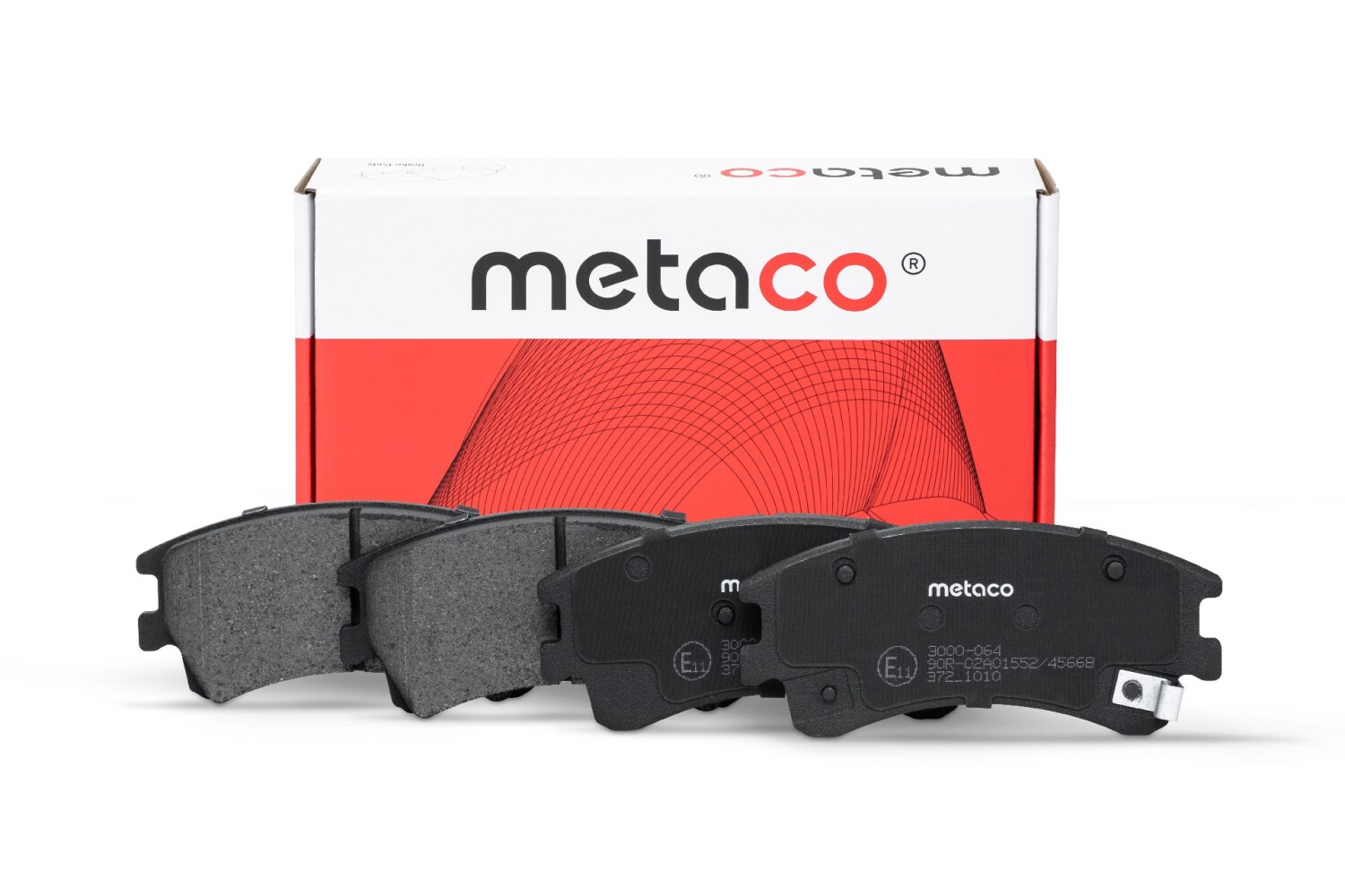 METACO 3000064 Колодки тормозные дисковые | перед |