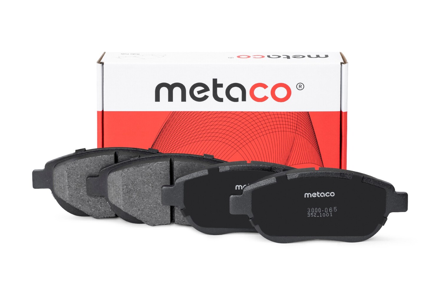 METACO 3000065 Колодки тормозные дисковые | перед |