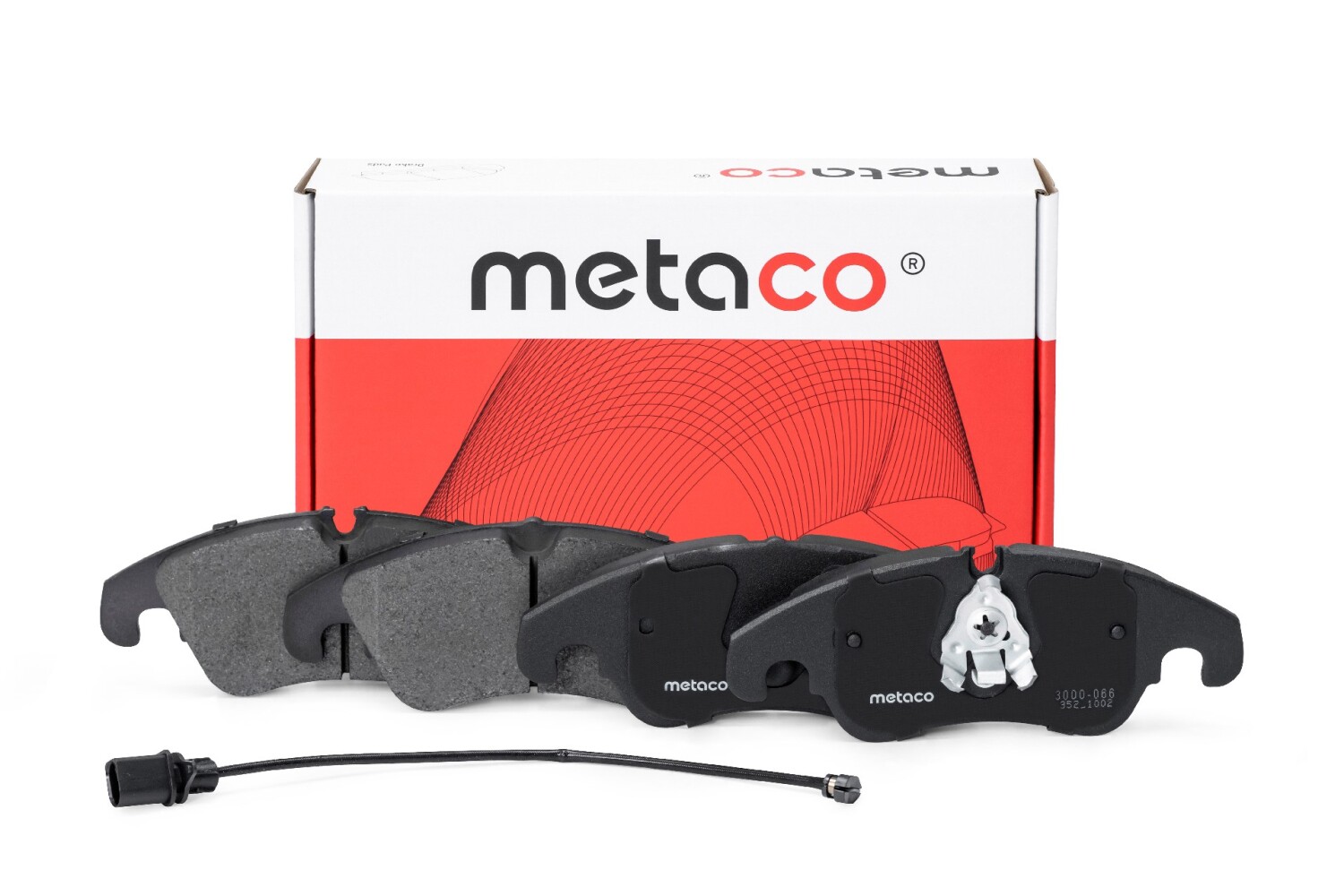 METACO 3000066 Колодки тормозные дисковые | перед |
