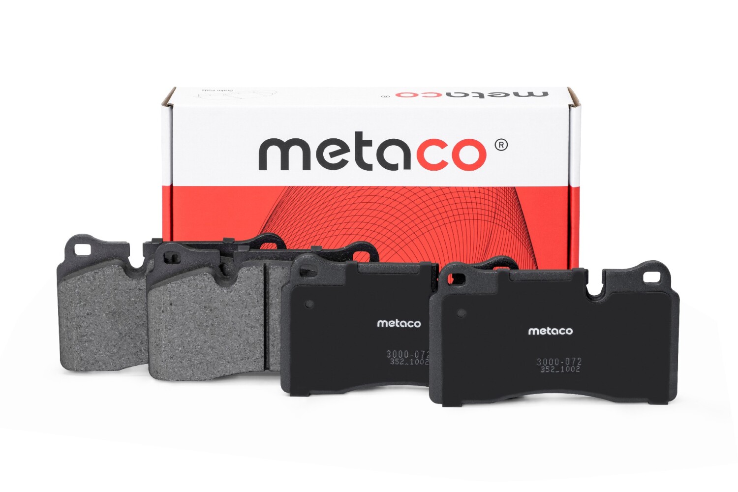 METACO 3000072 Колодки тормозные дисковые | перед |