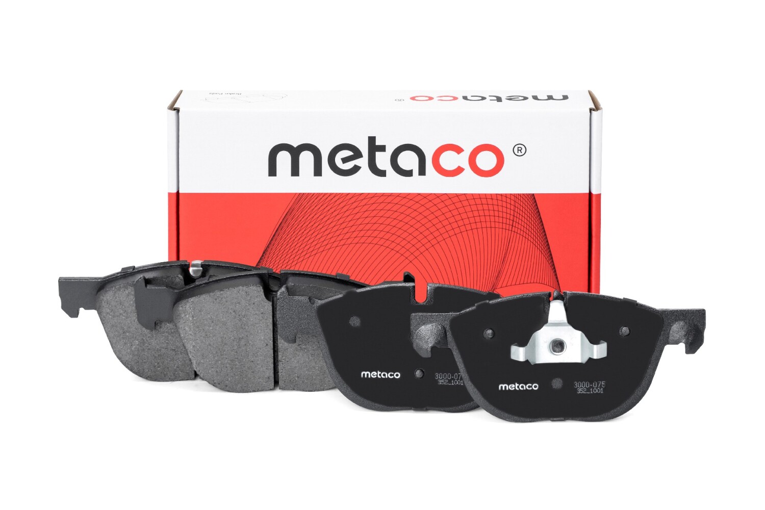 METACO 3000075 Колодки тормозные дисковые | перед |
