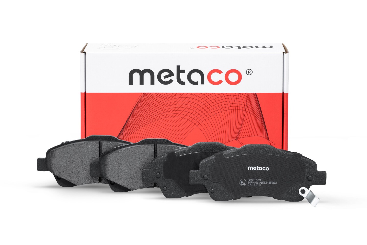 METACO 3000078 Колодки тормозные дисковые | перед |