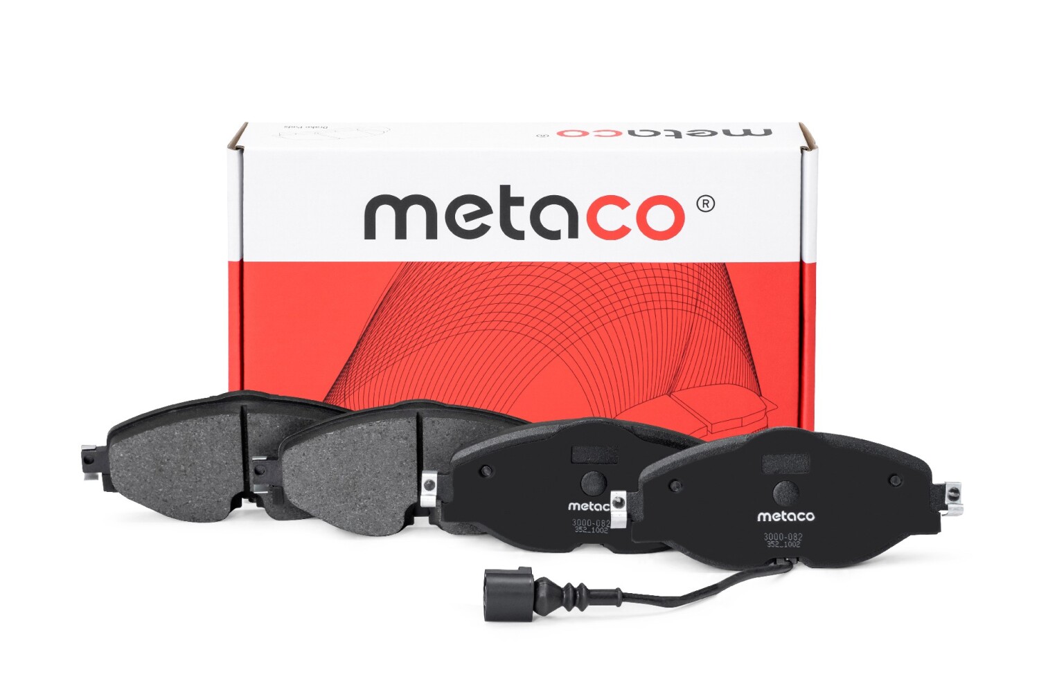 METACO 3000082 Колодки тормозные дисковые | перед |