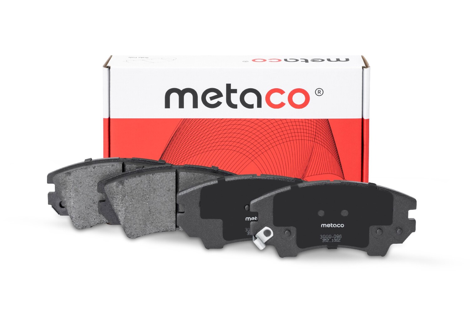 METACO 3000096 Колодки тормозные дисковые | перед |