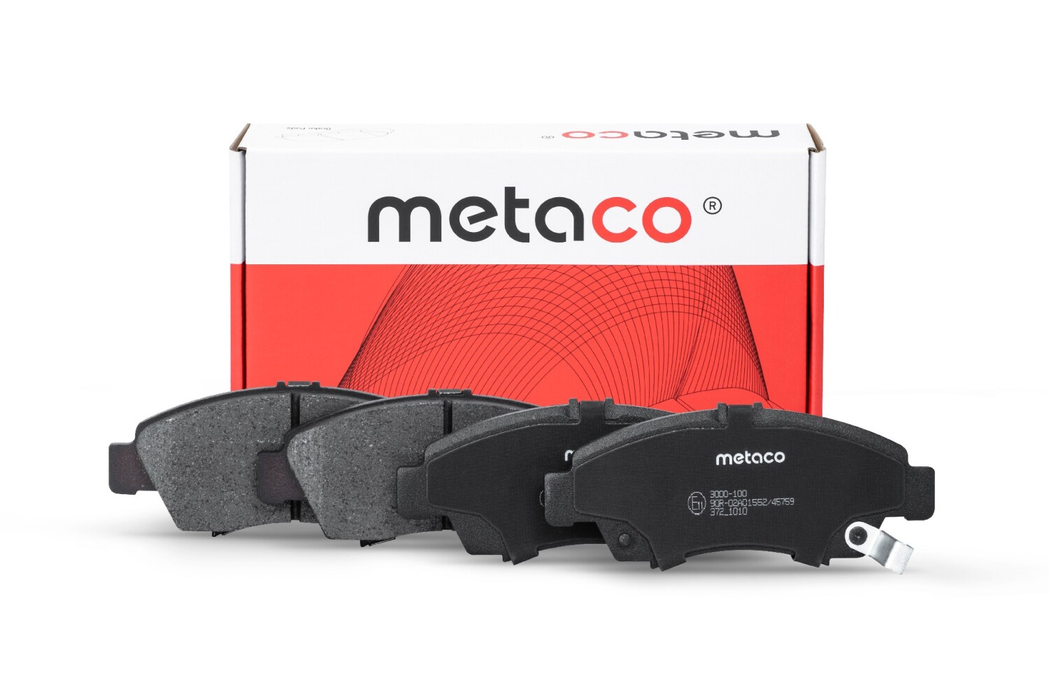 METACO 3000100 Колодки тормозные дисковые | перед |