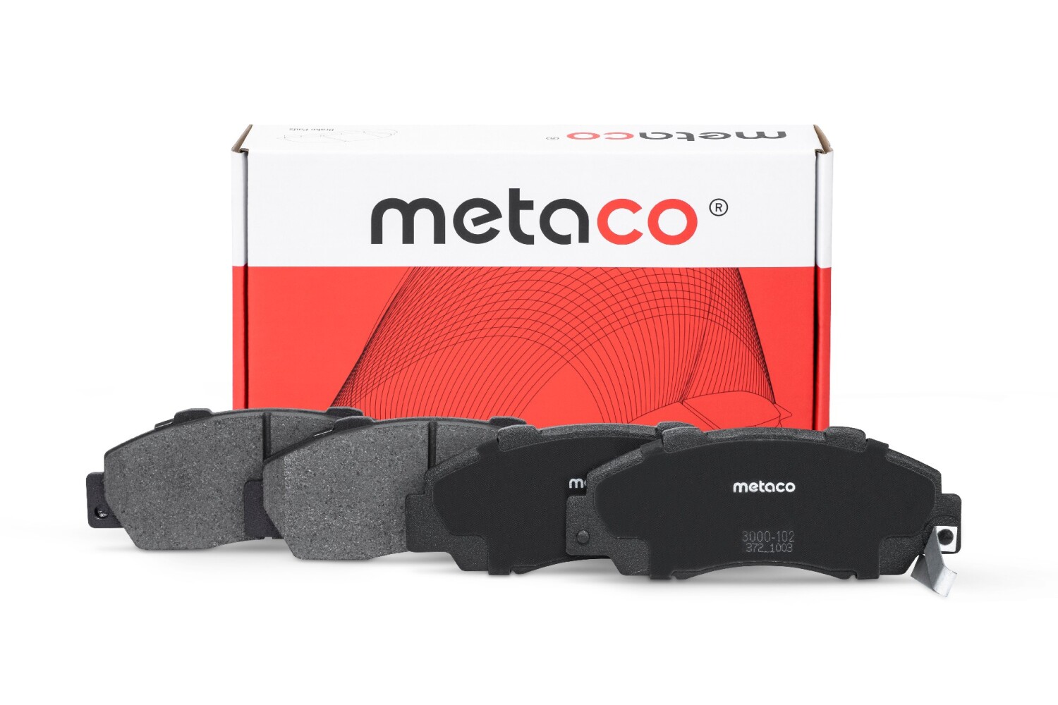 METACO 3000102 Колодки тормозные дисковые | перед |