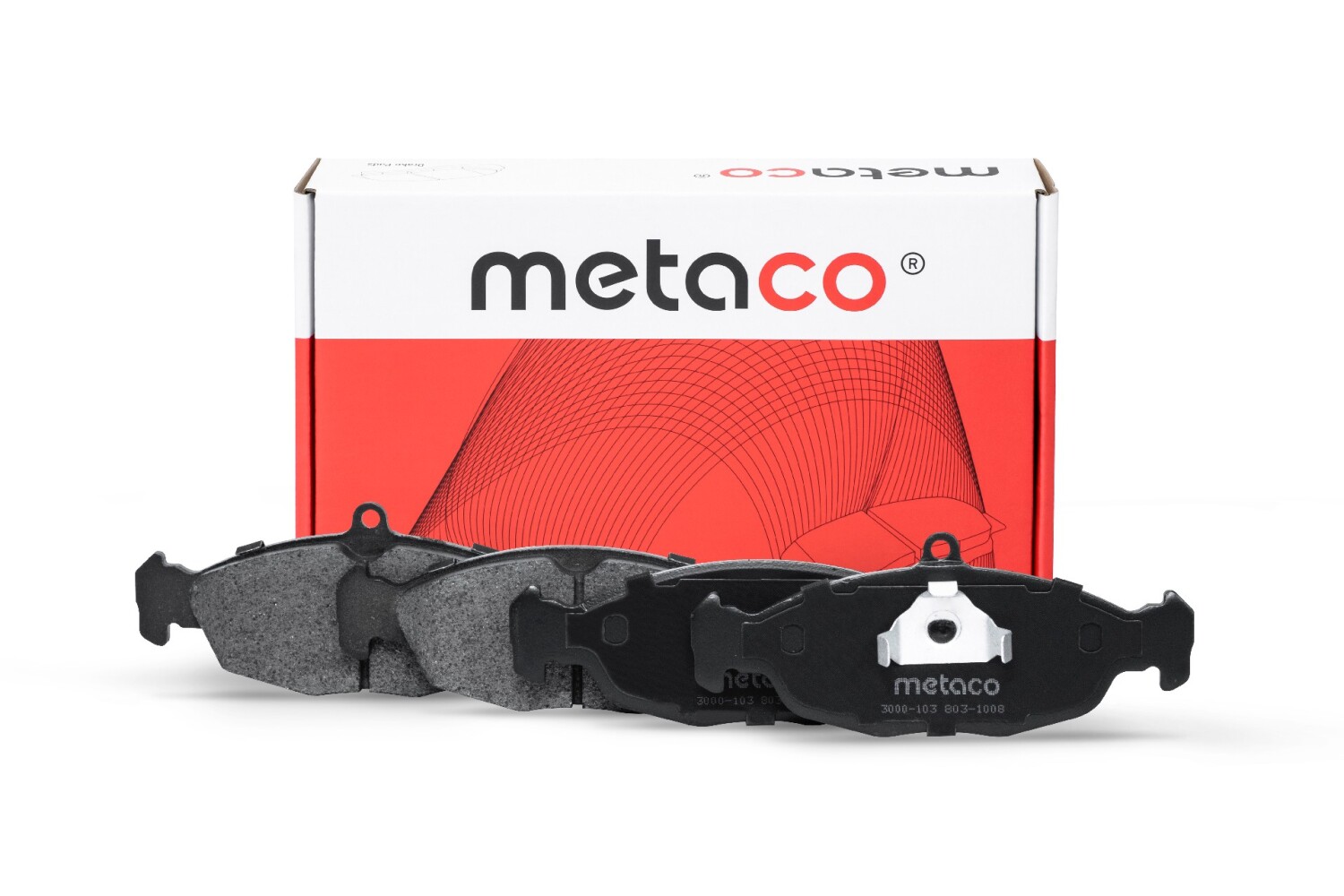 METACO 3000103 Колодки тормозные дисковые | перед |