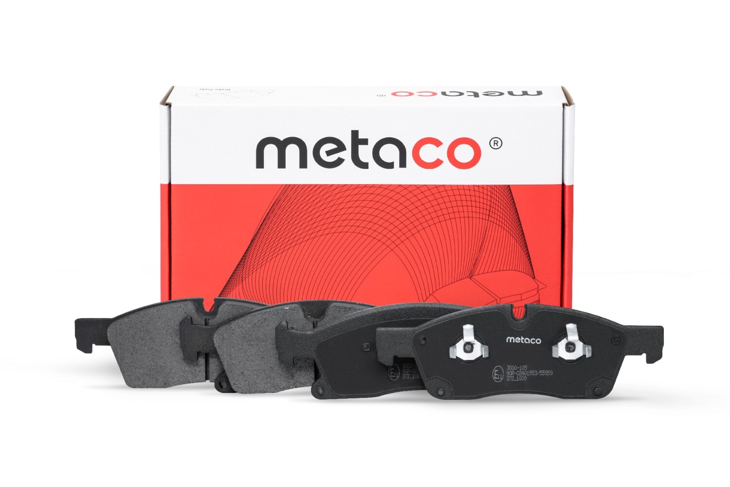 METACO 3000105 Колодки тормозные дисковые | перед |