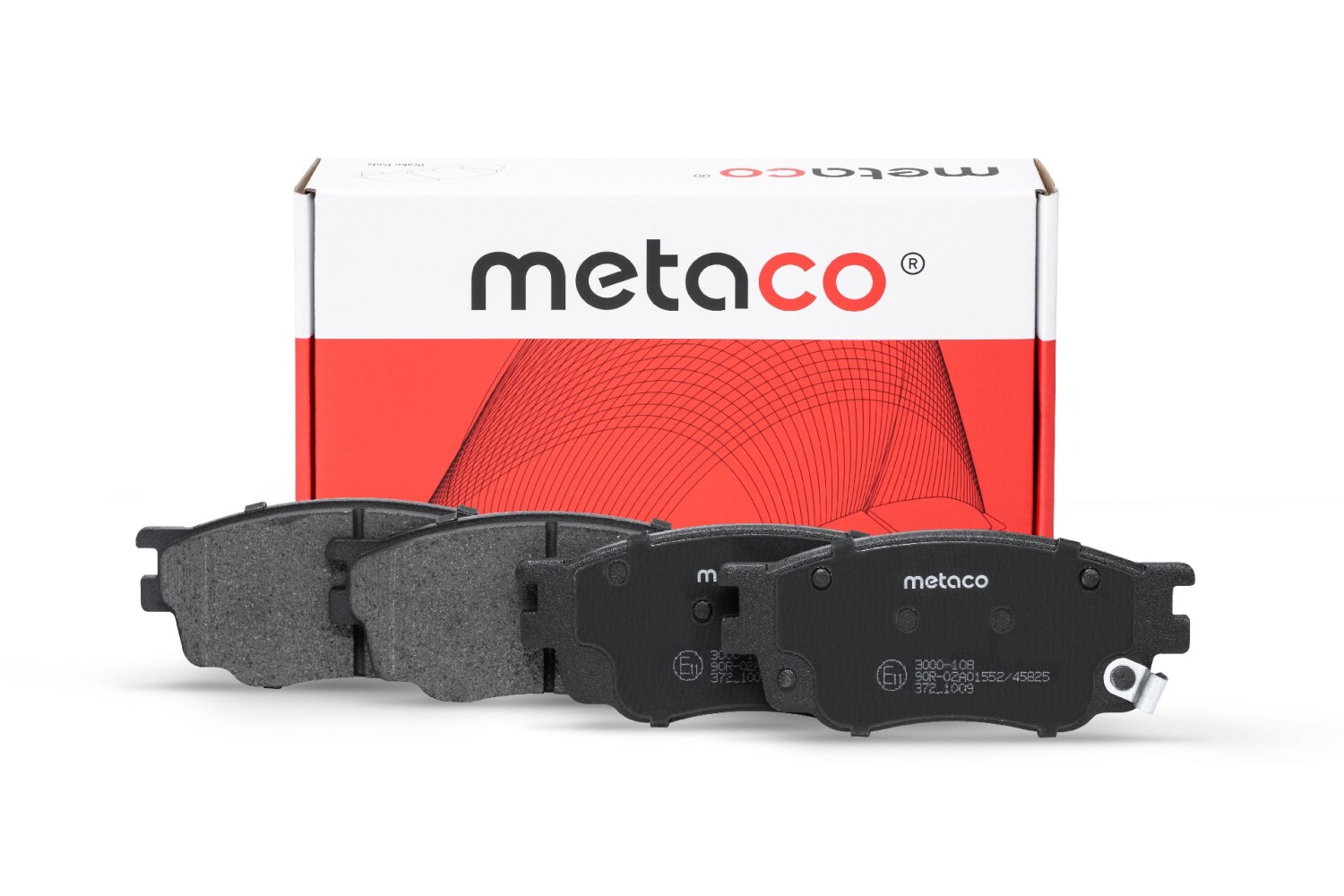 METACO 3000108 Колодки тормозные дисковые | перед |