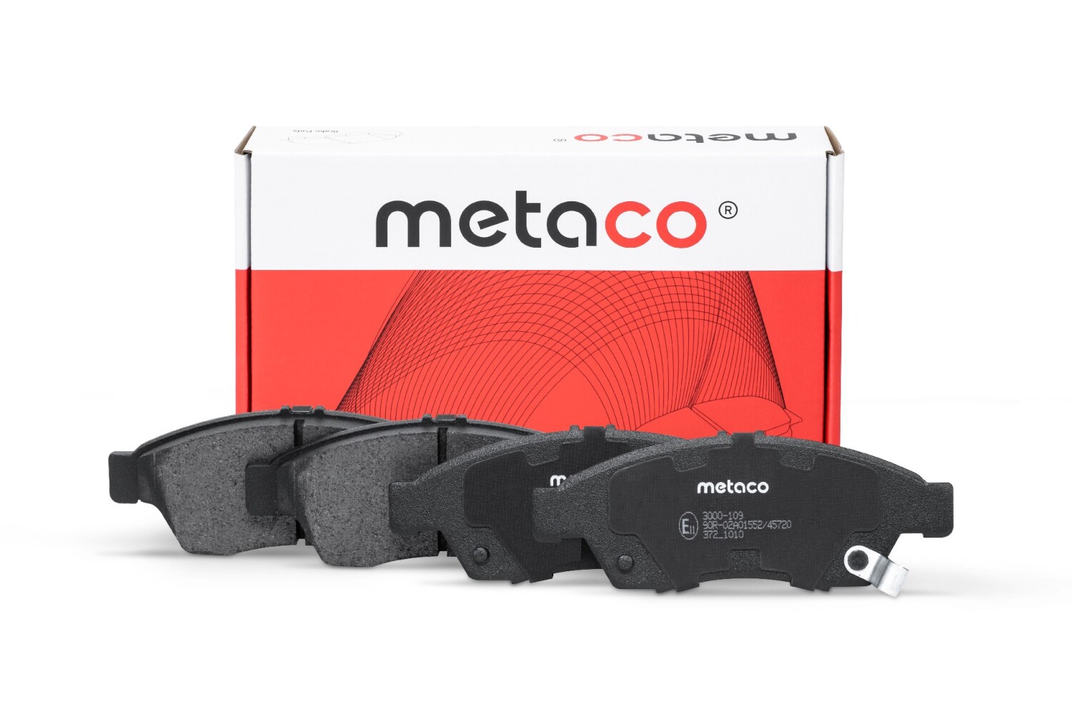 METACO 3000109 Колодки тормозные дисковые | перед |