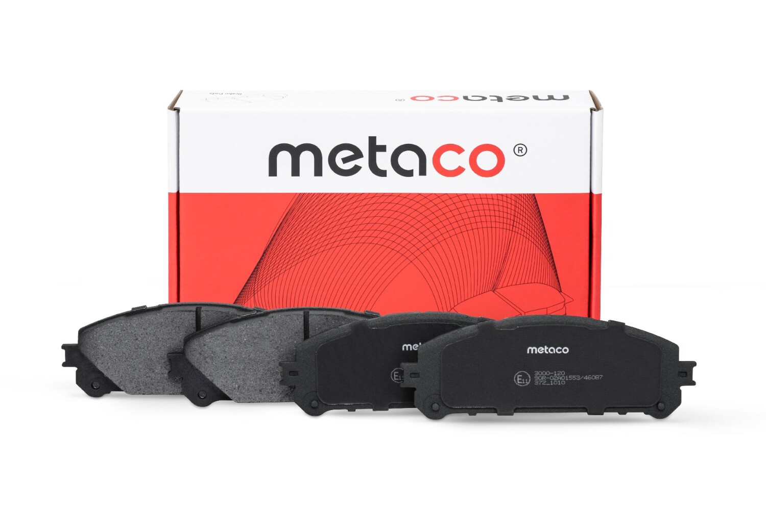 METACO 3000120 Колодки тормозные передние к-кт