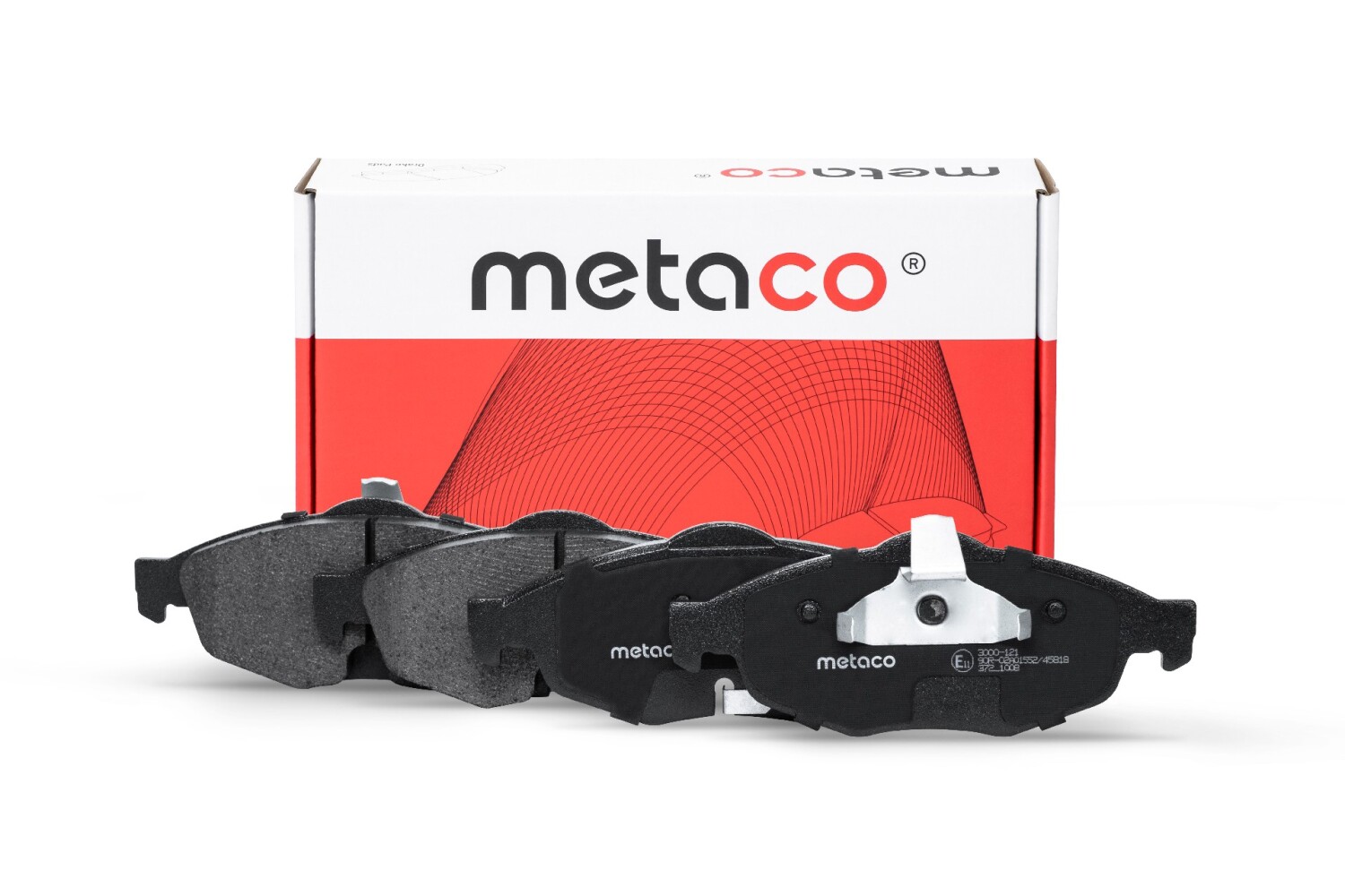 METACO 3000121 Колодки тормозные передние к-кт