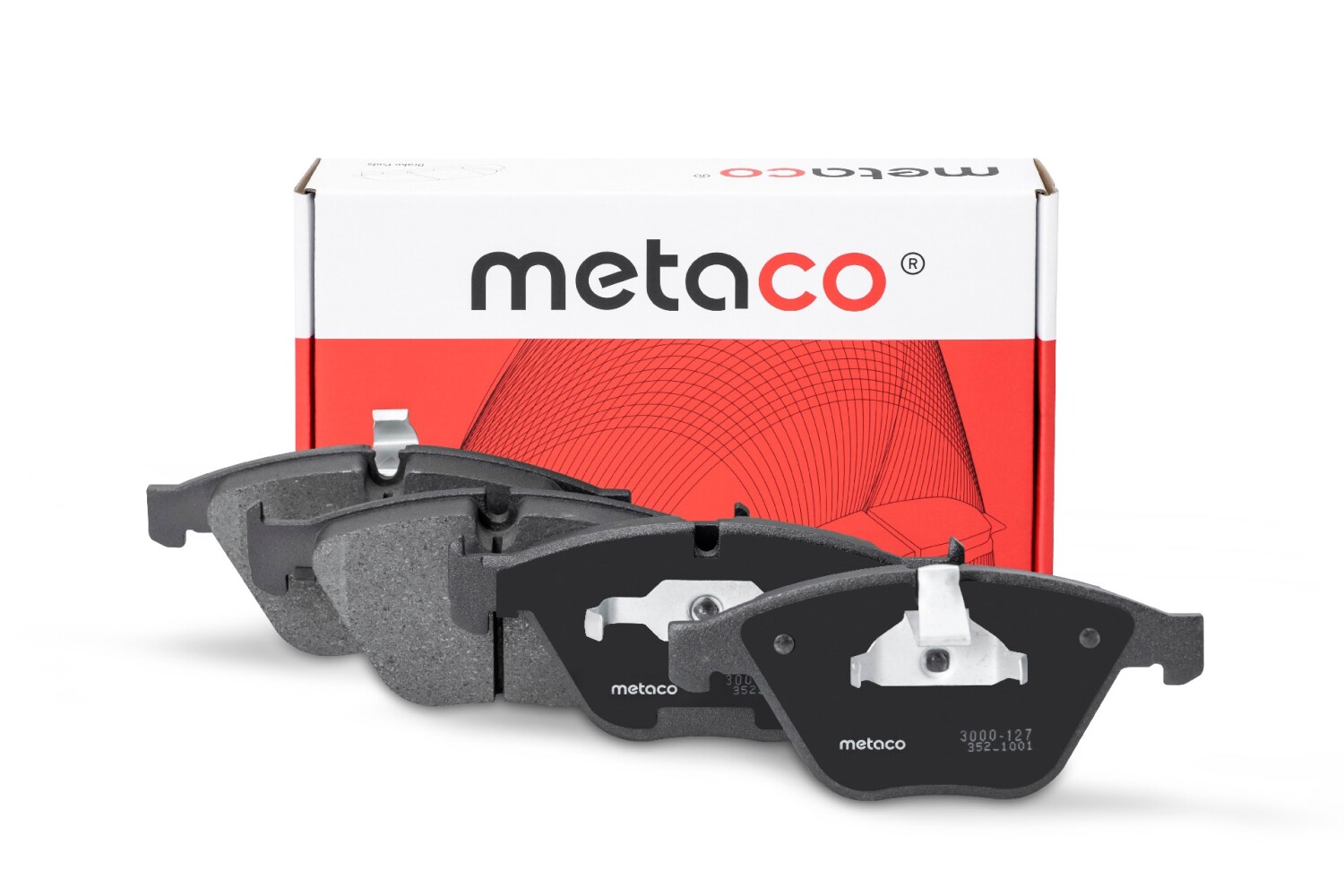 METACO 3000127 Колодки тормозные дисковые | перед |